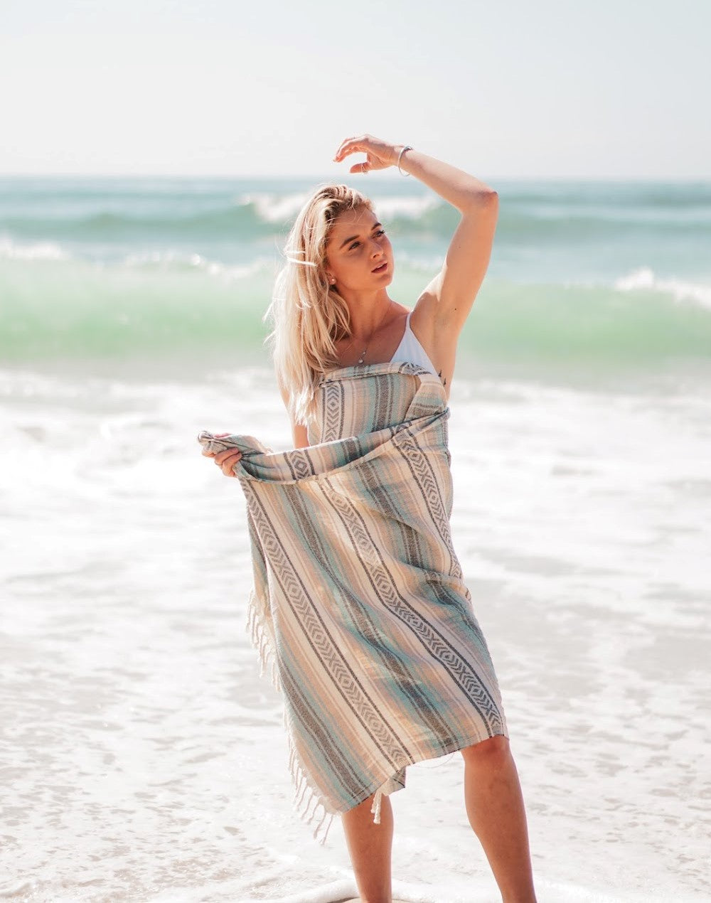 MEXICAN TURKISH COTTON THROW-5